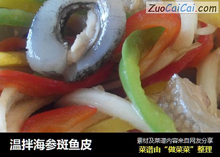 温拌海参斑鱼皮