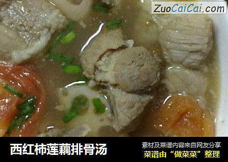 西红柿莲藕排骨汤