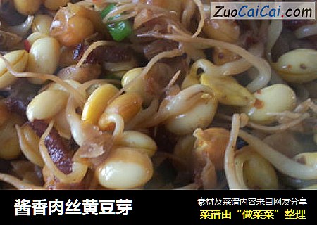 酱香肉丝黄豆芽