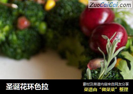 圣诞花环色拉