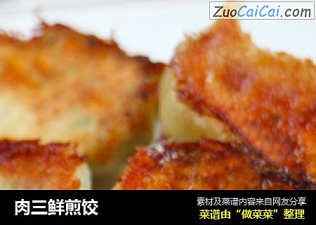肉三鲜煎饺