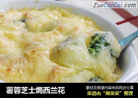 薯蓉芝士焗西兰花