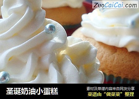 圣诞奶油小蛋糕
