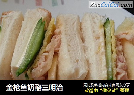 金枪鱼奶酪三明治