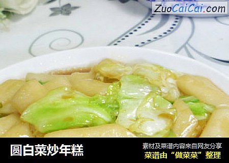 圆白菜炒年糕