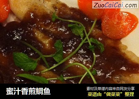 蜜汁香煎鲷鱼