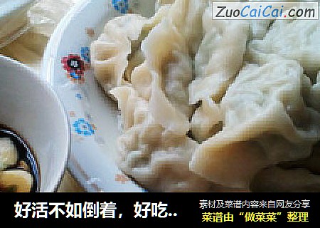 好活不如倒着，好吃不如饺子 ----- DIY萝卜香芹饺