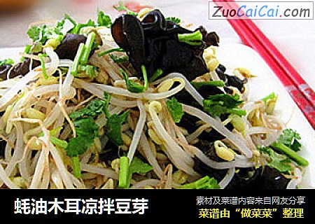 蚝油木耳凉拌豆芽