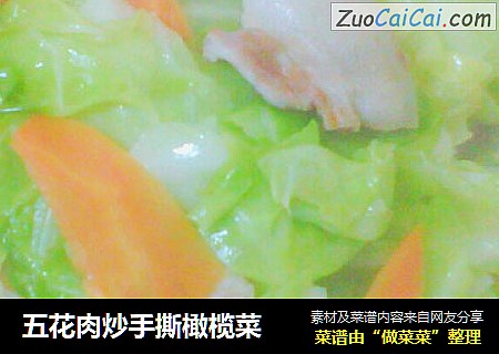 五花肉炒手撕橄榄菜