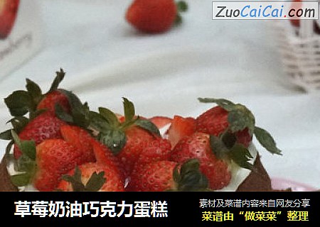 草莓奶油巧克力蛋糕