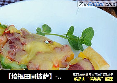 【培根田园披萨】---色彩与味觉的盛宴