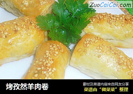 烤孜然羊肉卷
