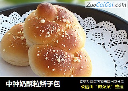 中种奶酥粒辫子包