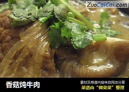 香菇炖牛肉