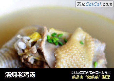 清炖老鸡汤