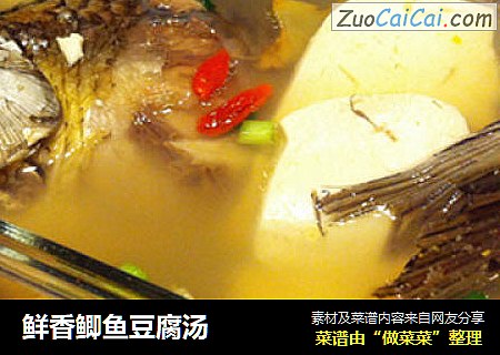 鲜香鲫鱼豆腐汤