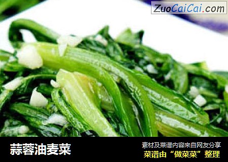 蒜蓉油麦菜