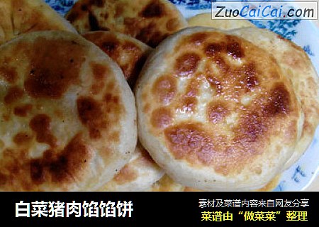 白菜猪肉馅馅饼
