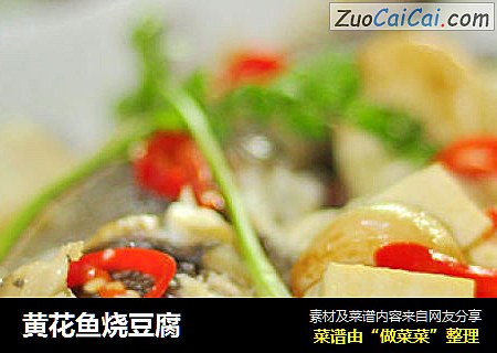 黄花鱼烧豆腐