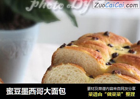 蜜豆墨西哥大面包