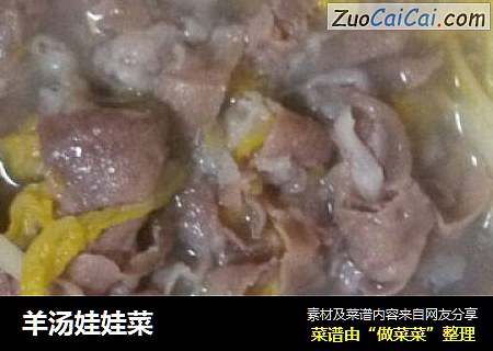羊汤娃娃菜