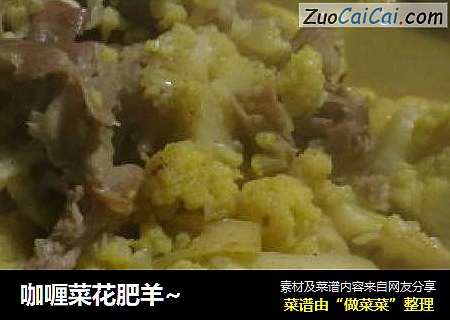 咖喱菜花肥羊~