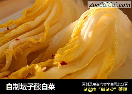 自制坛子酸白菜