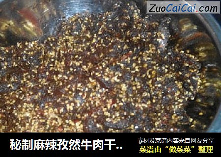 秘制麻辣孜然牛肉干牛肉