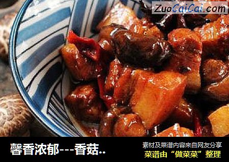 馨香浓郁---香菇炖肉