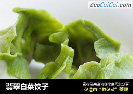 翡翠白菜饺子