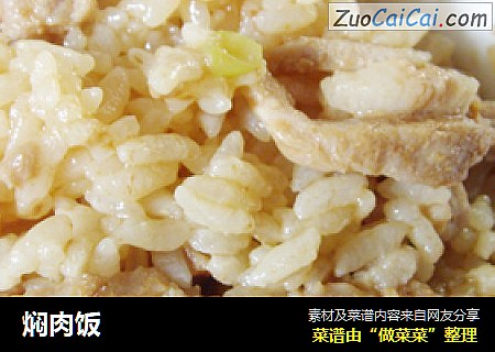 焖肉饭