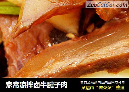 家常凉拌卤牛腱子肉