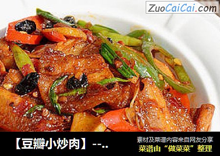 【豆瓣小炒肉】--- 简单、快手的家常下饭菜