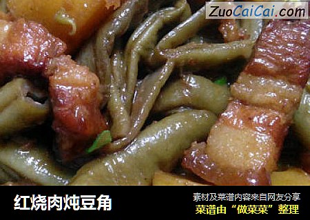 红烧肉炖豆角