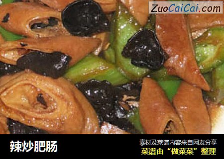 辣炒肥肠