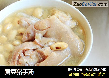 黄豆猪手汤