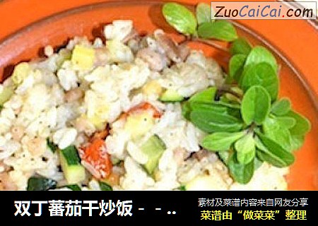 双丁蕃茄干炒饭－－迷你蕃茄干（一）