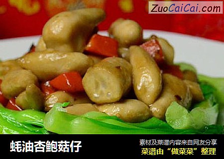 蚝油杏鲍菇仔