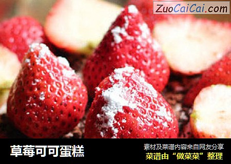草莓可可蛋糕