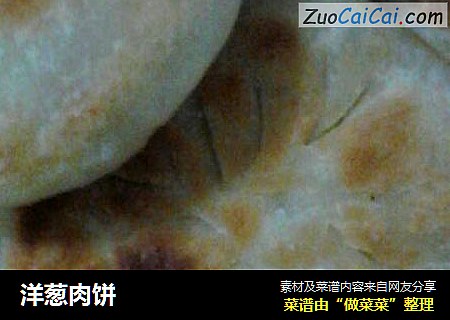 洋葱肉饼