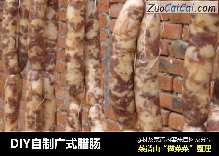 DIY自制广式腊肠