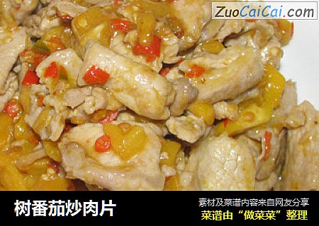 树番茄炒肉片