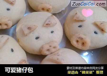 可爱猪仔包