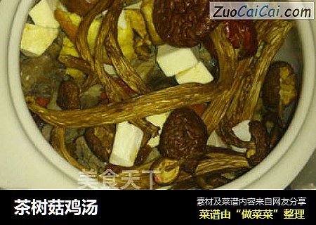 茶树菇鸡汤
