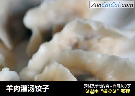 羊肉灌汤饺子