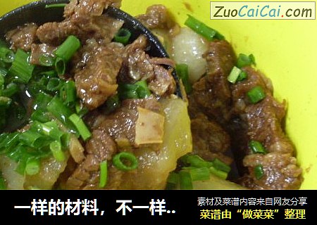 一样的材料，不一样的美妙滋味---懒人萌：萝卜炖牛腩