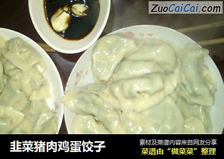 韭菜猪肉鸡蛋饺子