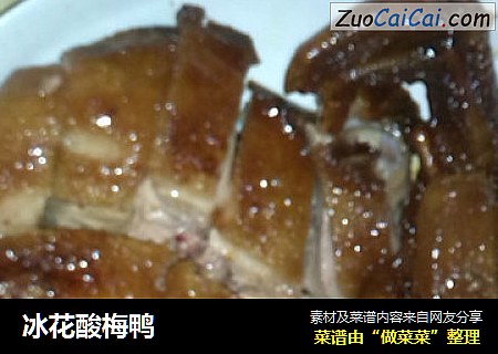冰花酸梅鸭