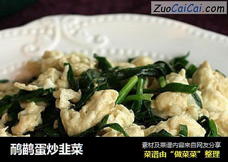 鸸鹋蛋炒韭菜