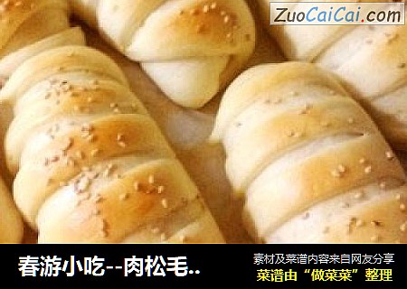 春游小吃--肉松毛毛虫